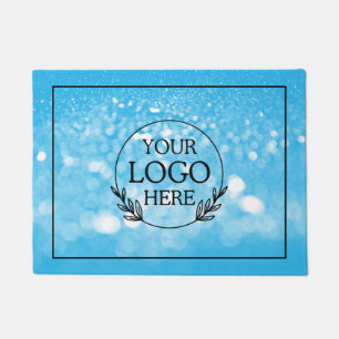 Personalised Company Welcome Mat with  Logo Here