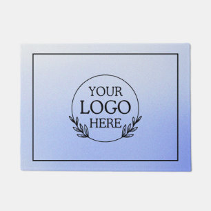 Personalised Company Welcome Mat with  Logo Here
