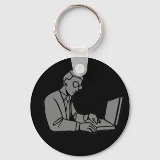 Personalised Computer Care Keychain