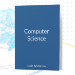 Personalised Computer Science Mastery Pocket Folder<br><div class="desc">Effortlessly sort your materials in this navy blue folder. Tailor it with your name for a personal touch. Ideal for storing notes,  assignments,  and coding projects. Elevate your computer science journey with organised success.</div>