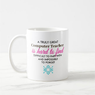 Personalised Computer Teacher Appreciation Gift Coffee Mug