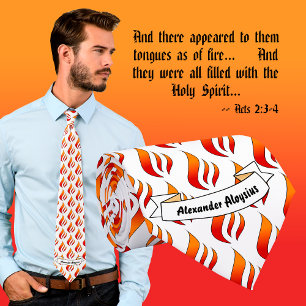 Personalised Confirmation or Pentecost Tie