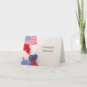 Personalised Congrats on Becoming USA Citizen Card