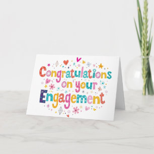 Personalised Congrats On Your Engagement Card