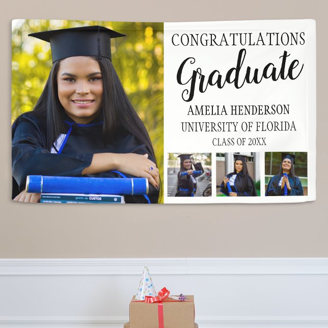 Personalised Congratulations Photo Graduation  Ban Banner (Creator Uploaded)
