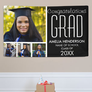 Personalised Congratulations Photo Graduation Bann Banner