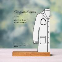 Personalised Congratulations White Coat Ceremony 