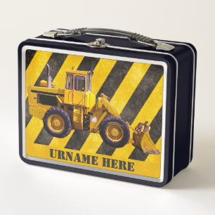Personalised Construction Department Lunchbox
