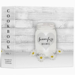 Personalised Cookbook for Recipes 3 Ring Binder