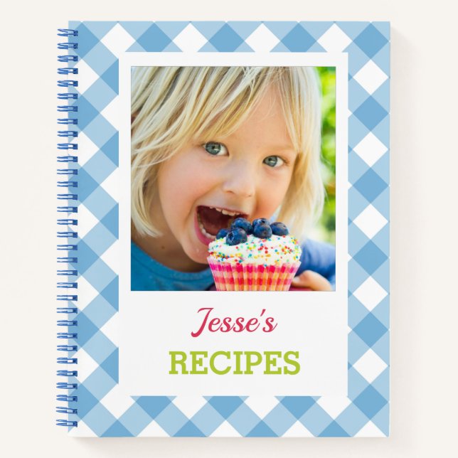 Personalised Cookbook (Your Photo) Recipe Notebook (Front)