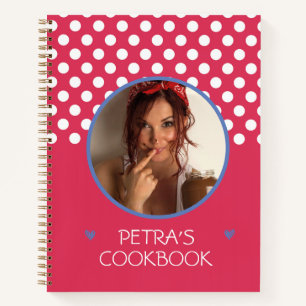 Personalised Cookbook (Your Photo) Recipe Notebook