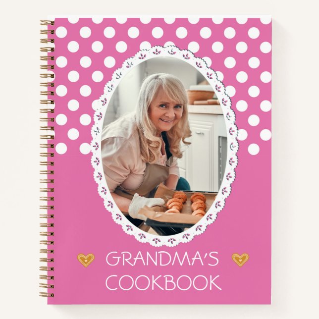 Personalised Cookbook (Your Photo) Recipe Notebook (Front)