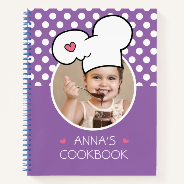 Personalised Cookbook (Your Photo) Recipe Notebook (Front)