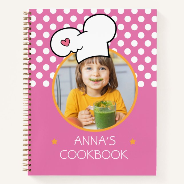 Personalised Cookbook (Your Photo) Recipe Notebook (Front)