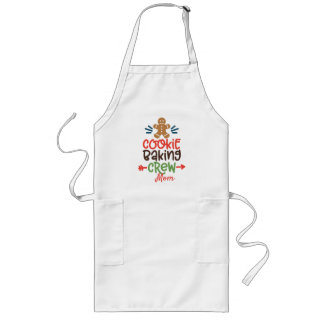 Personalised Cookie Baking Crew-Gingerbread Man Long Apron