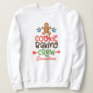 Personalised Cookie Baking Crew-Grandma Sweatshirt