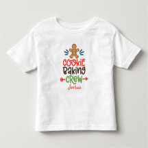 Personalised Cookie  Baking Crew Toddler T-Shirt