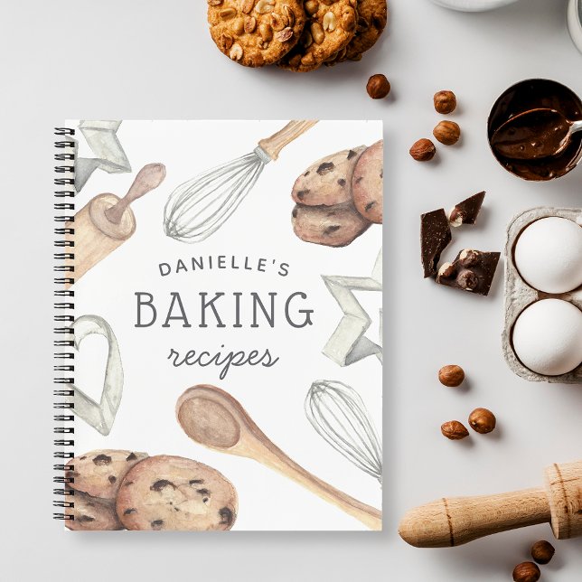 Personalised Cookie Baking Recipe Notebook (Creator Uploaded)