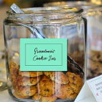 Personalised Cookie Label, Grandma's Cookie Jar