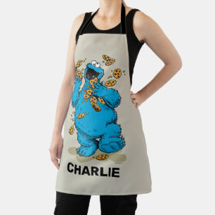 Personalised Cookie Monster Crazy Cookies Apron