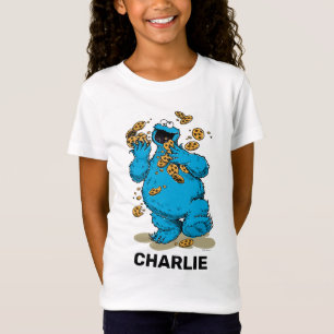 Personalised Cookie Monster Crazy Cookies T-Shirt