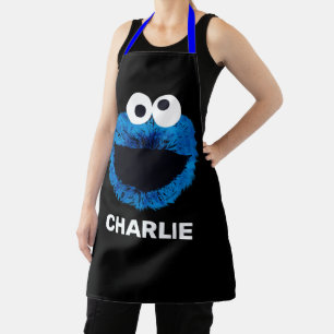 Personalised Cookie Monster Watercolor Trend Apron