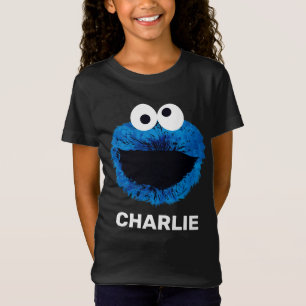 Personalised Cookie Monster Watercolor Trend T-Shirt