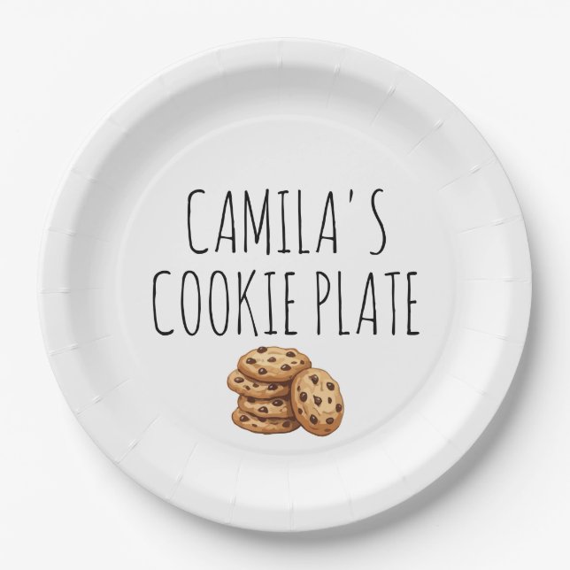 Personalised Cookie Plate (Front)