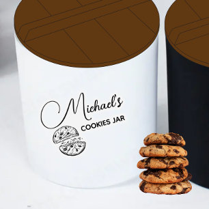 Personalised Cookies Jar Label
