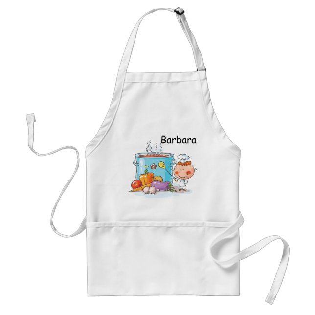 Personalised Cooking Adult Apron (Front)