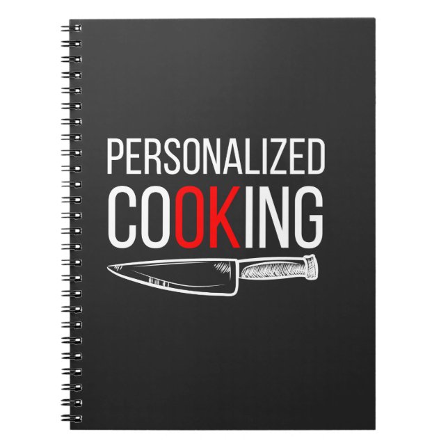 Personalised Cooking Notebook  (Front)
