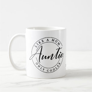 Personalised Cool Auntie Coffee Mug