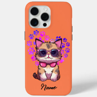 Personalised Cool Cat in Sunglasses Case
