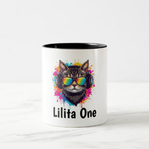 Personalised Cool Cat Mug with Sunglasses Custom