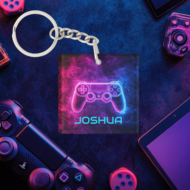Personalised Cool Gaming Controller Key Ring (Creator Uploaded)