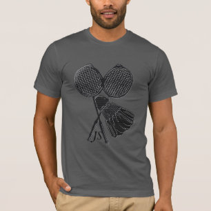 Personalised Cool Gift for Badminton Players T-Shirt