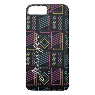 Personalised Cool Retro Abstract Geometric Pattern Case-Mate iPhone Case