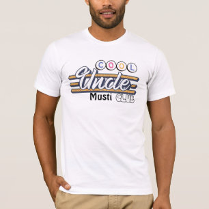 Personalised Cool uncle club T-Shirt