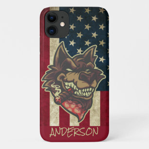 Personalised Cool Wolf iPhone 11 Case