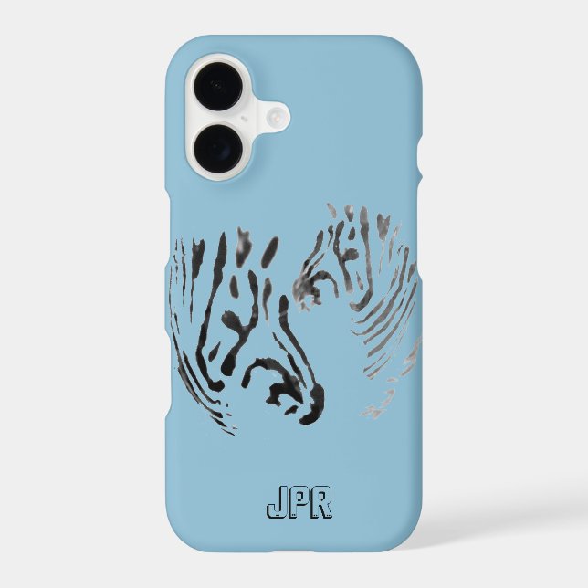 Personalised Cool Zebra Custom Colour (Back)