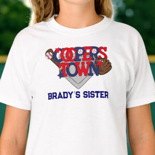 Personalised Cooperstown Sister Shirt Patriotic
