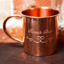 Personalised Copper Mug - 14 oz