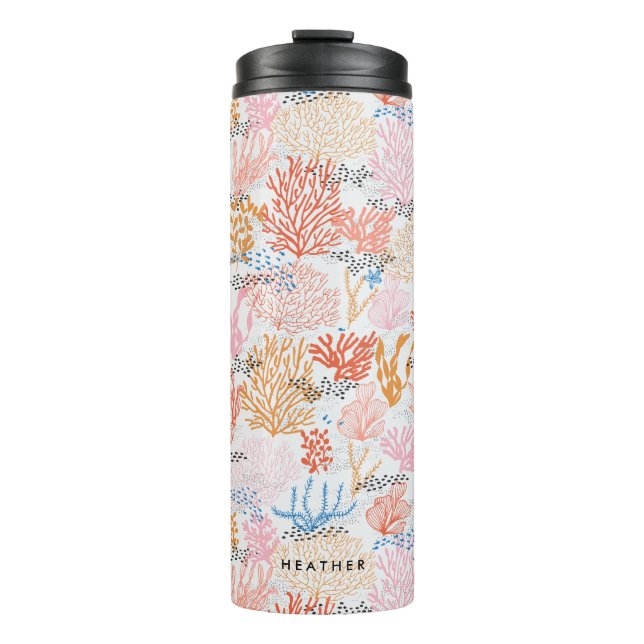 Personalised | Coral Reef Thermal Tumbler (Front)