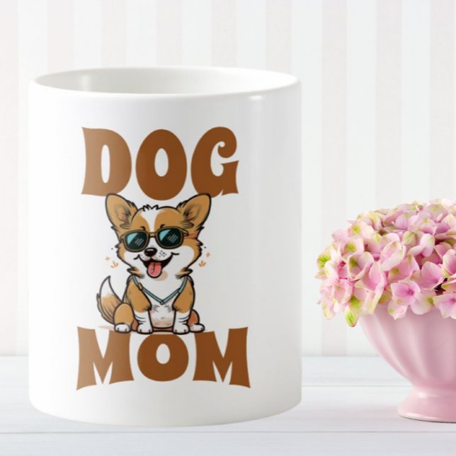 Personalised Corgi Dog Mum Custom Text   Coffee Mug (Creator Uploaded)