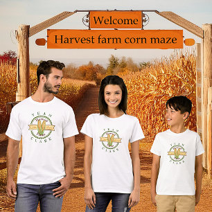 Personalised Corn maze family team T-Shirt
