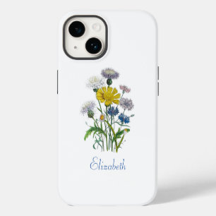 Personalised Cornflowers iPhone 14 Case