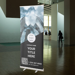 Personalised Corporate Business Conference Retractable Banner