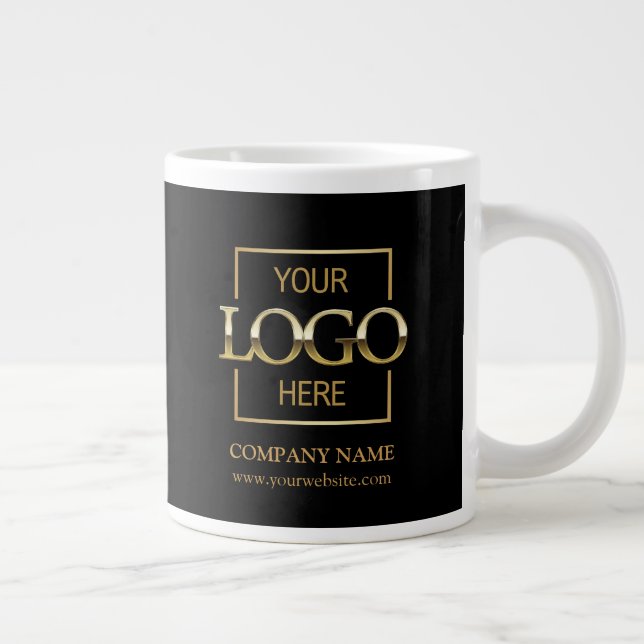Personalised Corporate Company Logo Employee Gift Large Coffee Mug (Right)