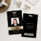 Personalised Corporate Employee Gold Black ID