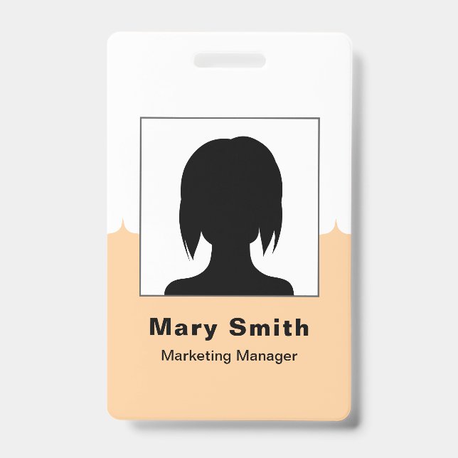 Personalised Corporate Employee ID Badge (Front)